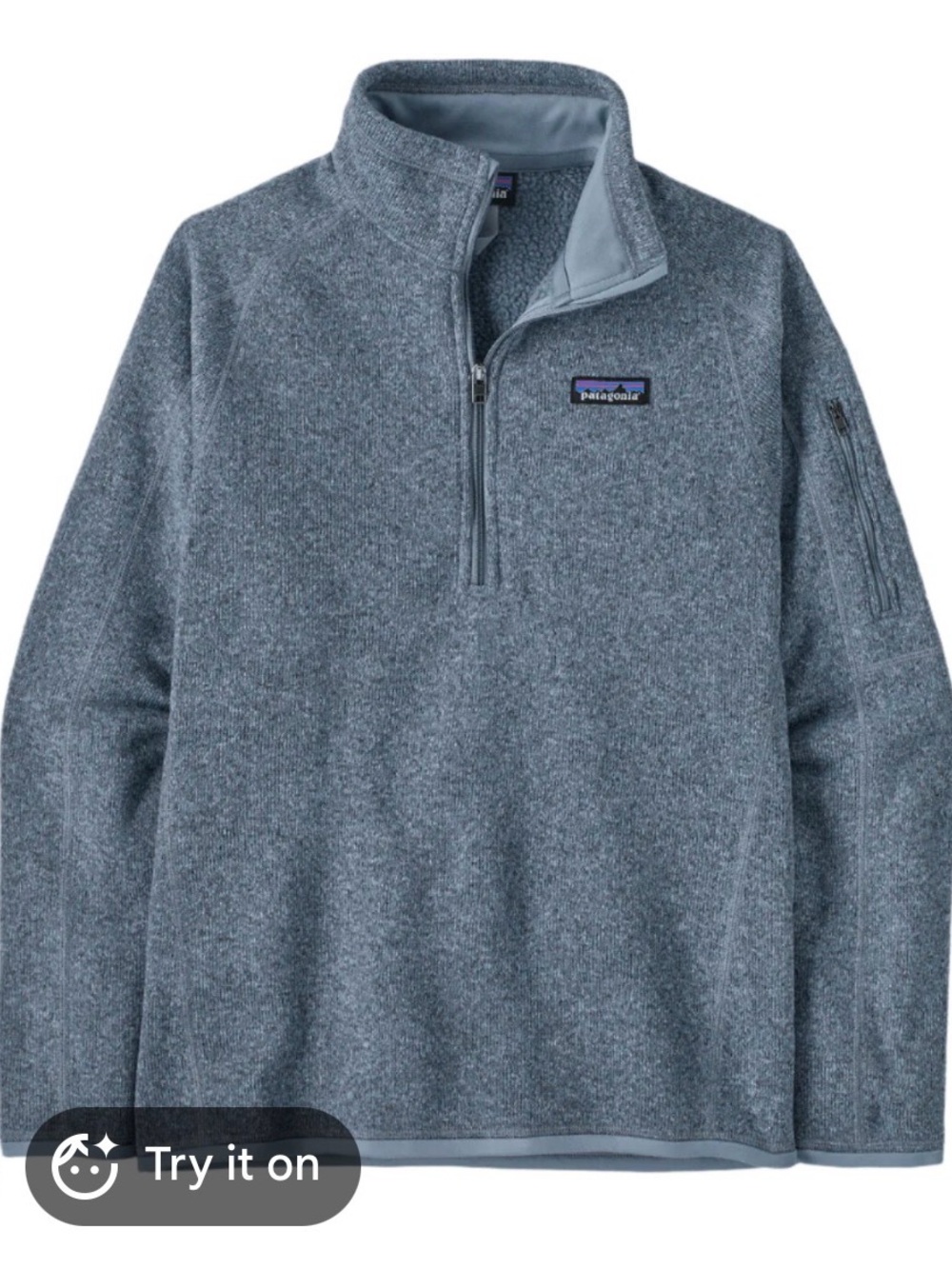 Patagonia Women’s Quarter-Zip Fleece Pullover - Slate Blue